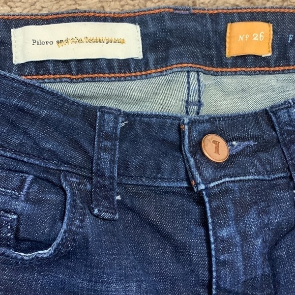 Anthropologie Pilcro Stet Side Slit Ankle Jeans 26 - Picture 5 of 9